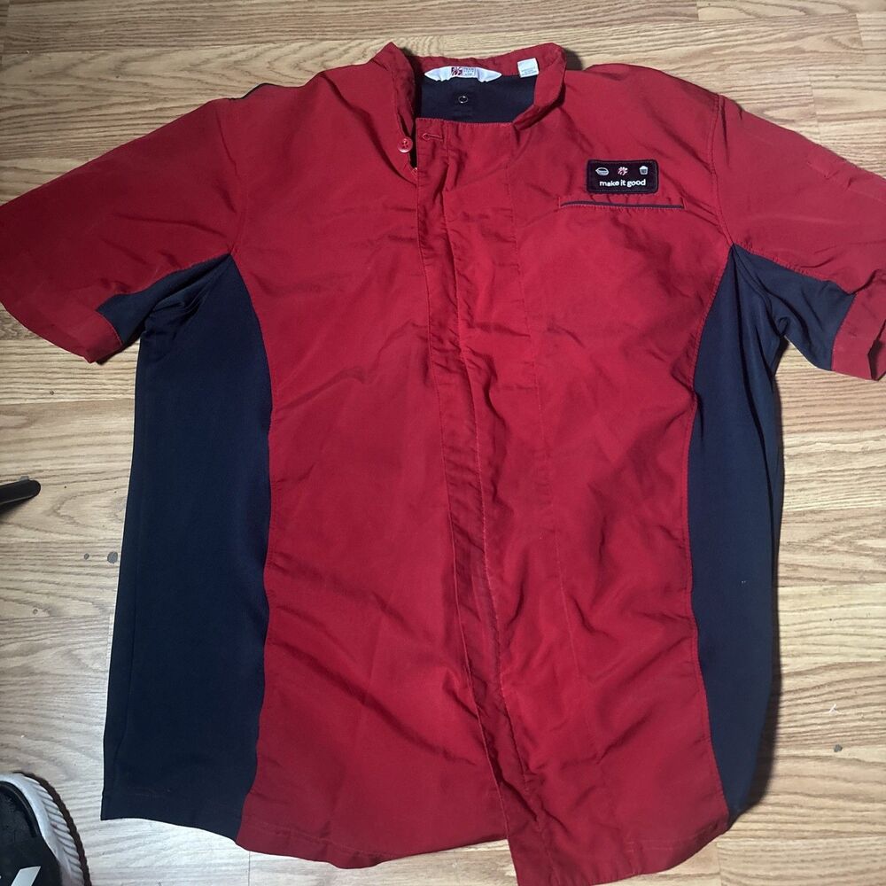 OOBE Chick Fil A Team Chef “Make It Good” Official Coat Large Full Zip Uniform